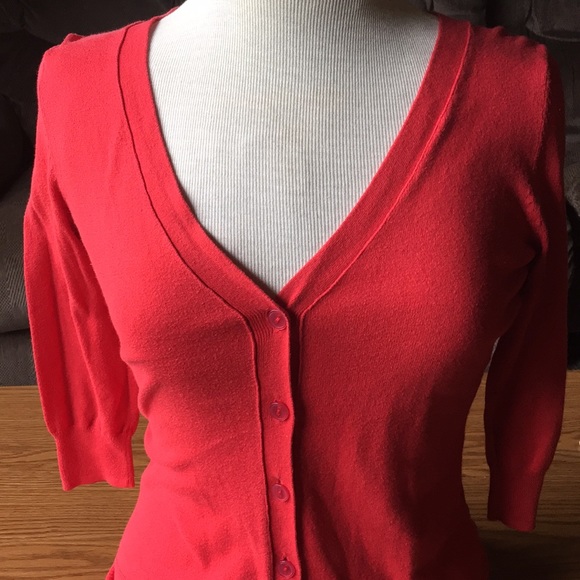 Red Cardigan - Picture 2 of 2